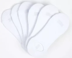 Big Kid's Kids 6 Pk Basic Signature Liner Unisex Socks