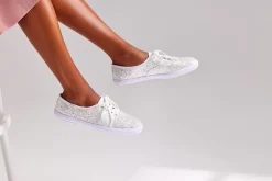 Sale Women's Champion Glitter Celebration Sneaker Women Lace Ups