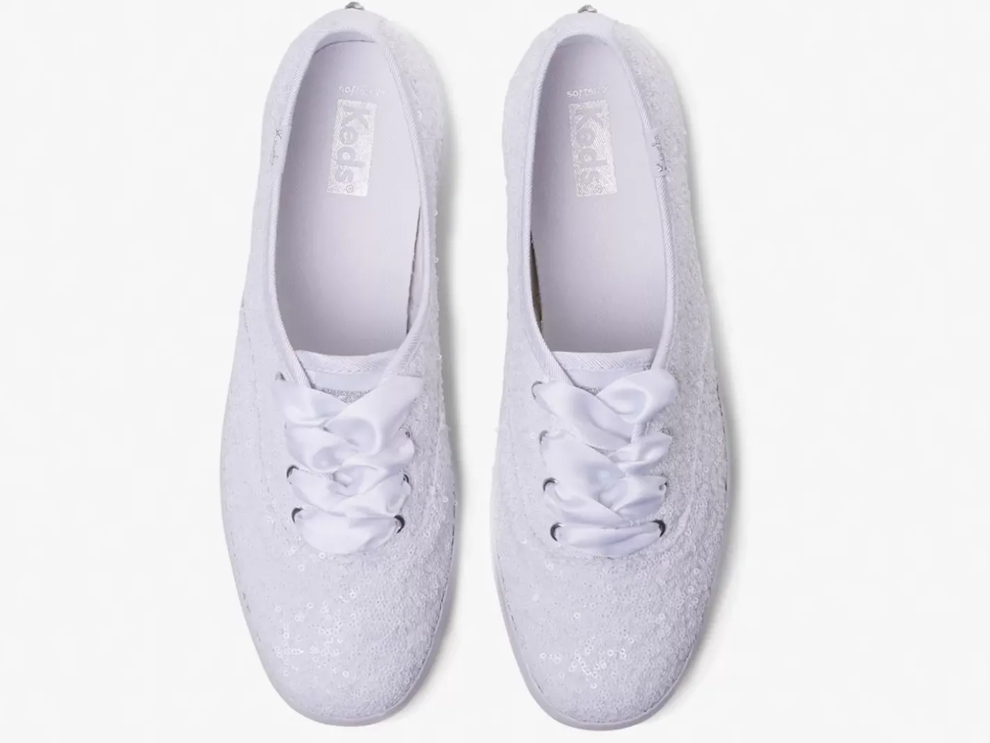 Hot Women's Champion Sequins Sneaker Women Lace Ups