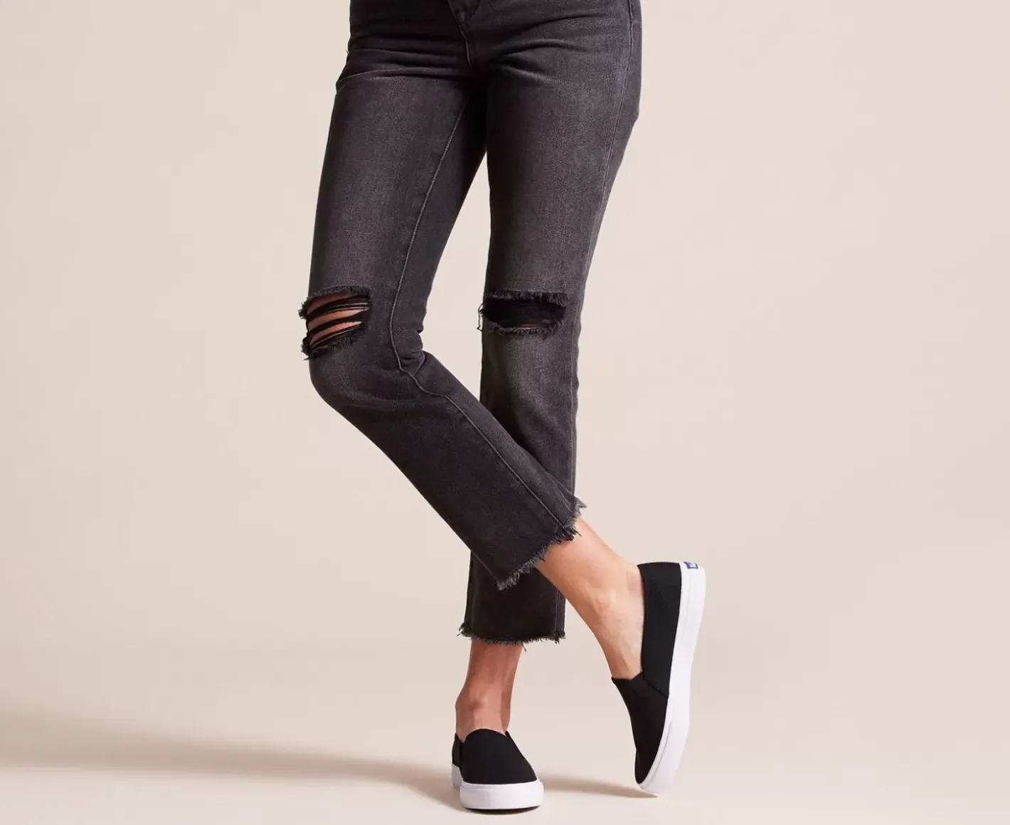 Best Women's Double Decker Canvas Slip On Sneaker Women Slip Ons