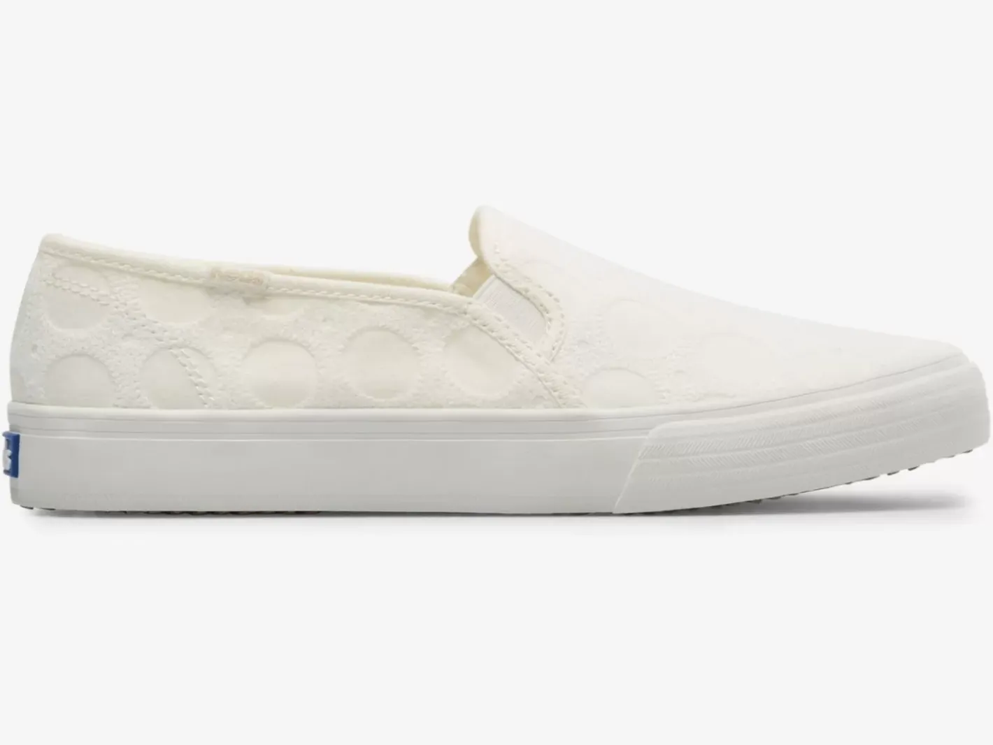 Hot Women's Double Decker Circle Crochet Slip On Sneaker Women Slip Ons