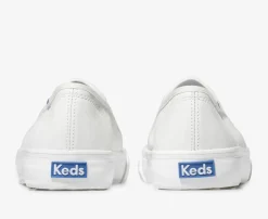Women's Double Decker Leather Slip On Sneaker Women Leather