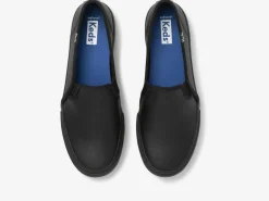 Clearance Women's Double Decker Leather Slip On Sneaker Women Leather
