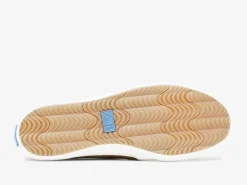 Online Women's Double Decker Leather Slip On Sneaker Women Leather