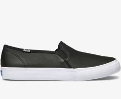 Sale Women's Double Decker Leather Slip On Sneaker Women Leather
