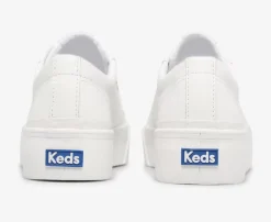 Clearance Women's Jump Kick Duo Leather Sneaker Women Platforms