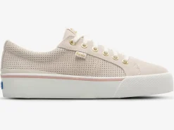 Clearance Women's Jump Kick Duo Perf Suede Sneaker Women Platforms