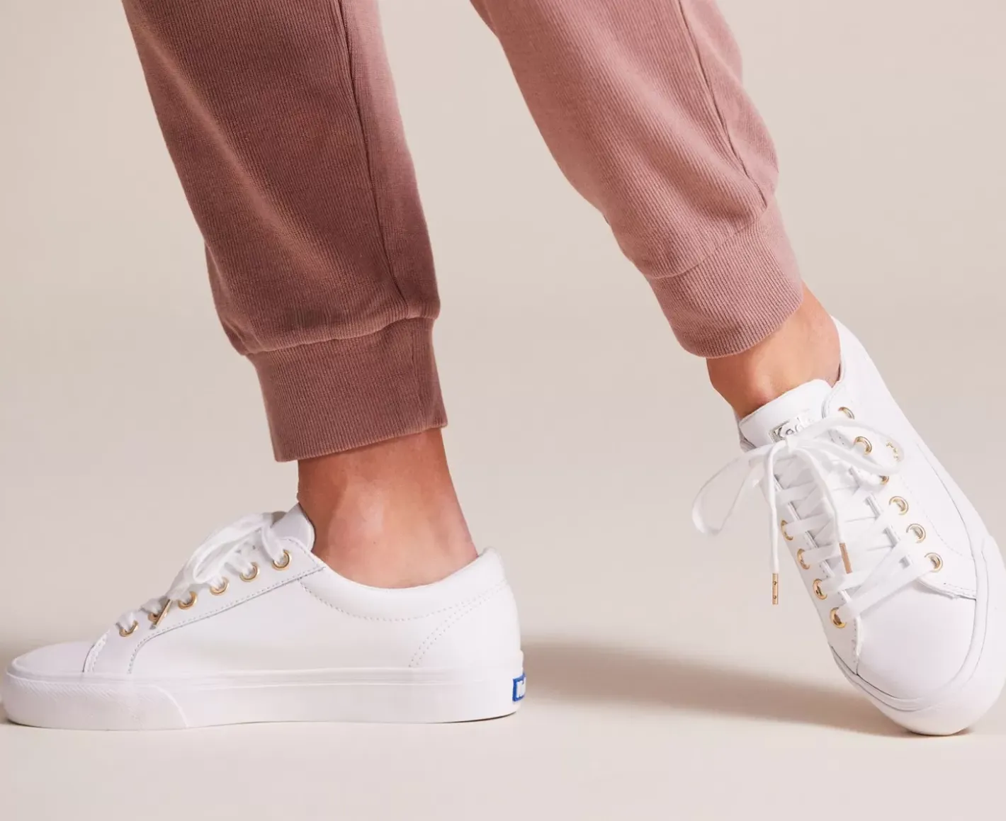 Best Women's Jump Kick Leather Sneaker Women Leather