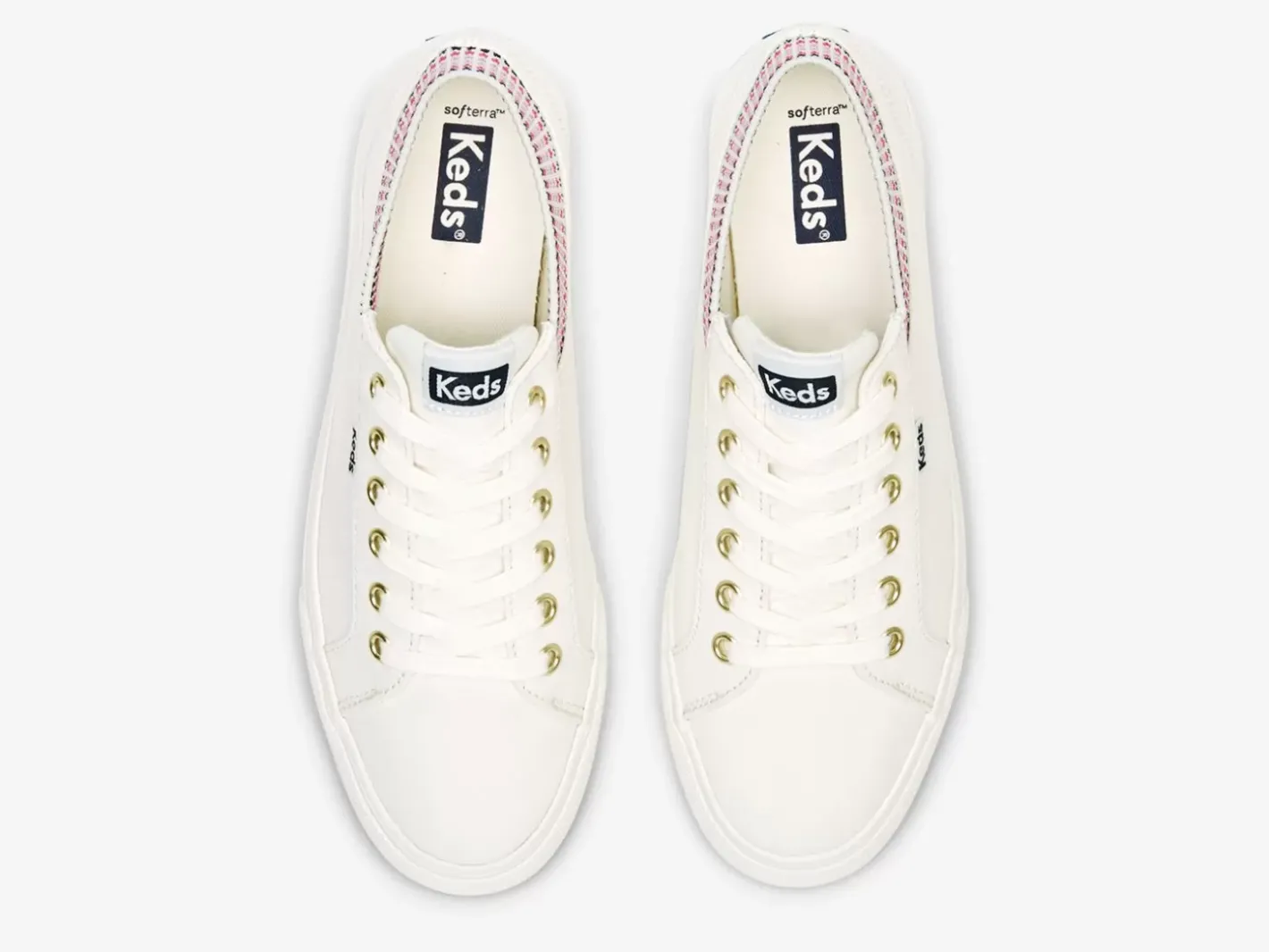 Clearance Women's Jump Kick Rib Knit Collar Squares Sneaker Women Lace Ups