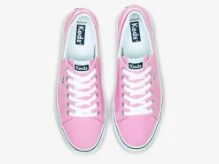 Outlet Women's Jump Kick Rib Knit Collar Sneaker Women Lace Ups