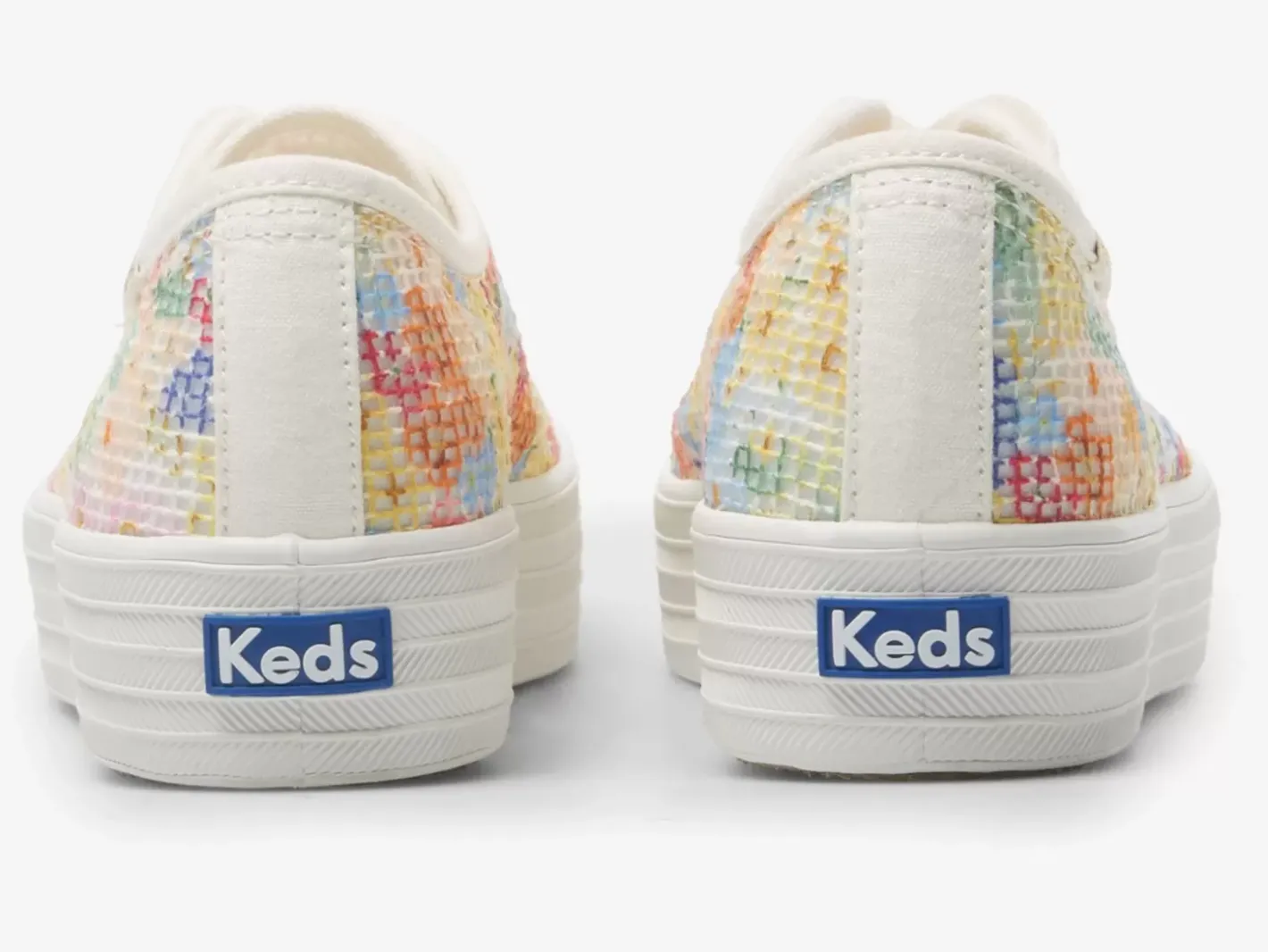 Outlet Women's X Rifle Paper Co. Triple Kick Mesh Margaux Women Platforms