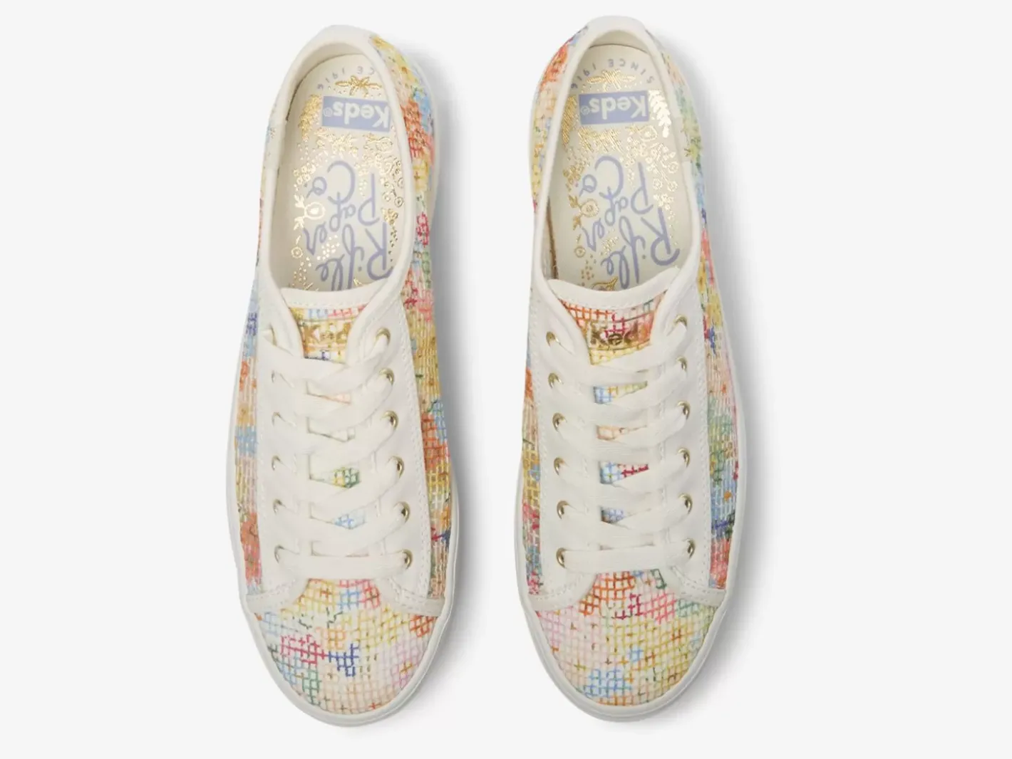 Outlet Women's X Rifle Paper Co. Triple Kick Mesh Margaux Women Platforms