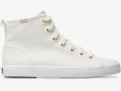 New Women's Kickstart Hi Canvas Sneaker Women Lace Ups