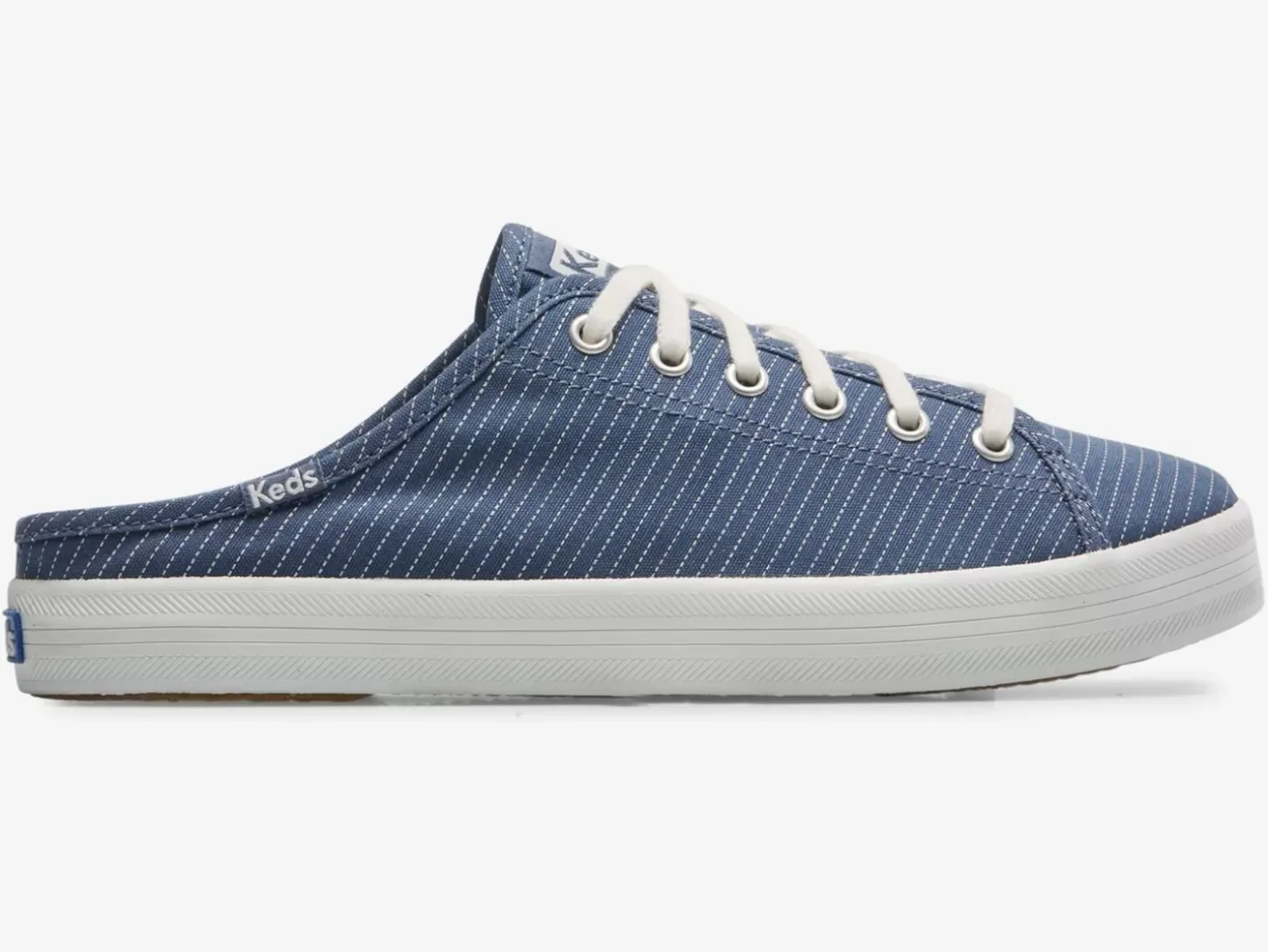 Hot Women's Kickstart Mule Canvas Stripe Slip On Sneaker Women Mules