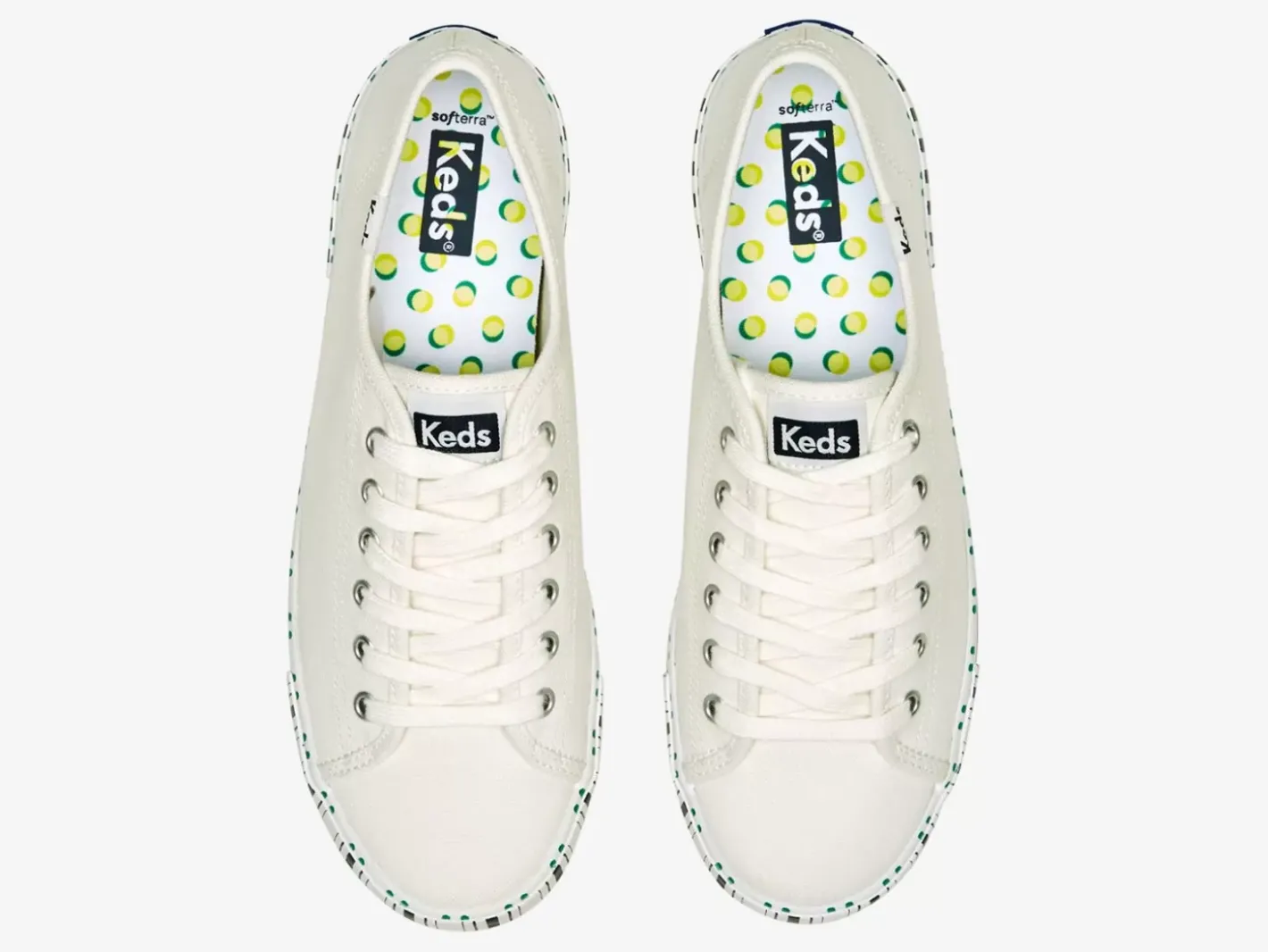 Hot Women's Kickstart Tennis Stripe Sneaker Women Lace Ups