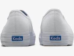 Women's Triple Decker Canvas Slip On Sneaker Women Platforms